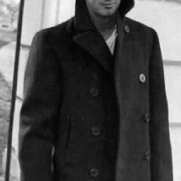 Fox Knapp Vintage 1960s 8 Anchor Button Pea Coat - Picture 9 of 9